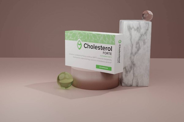 Opakowanie suplementu diety Cholesterol Forte.