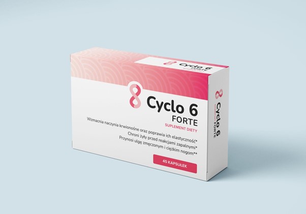 Opakowanie suplementu diety Cyclo  6 Forte.