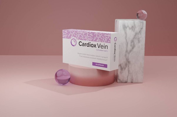 Opakowanie suplementu diety Cardiox Vein.