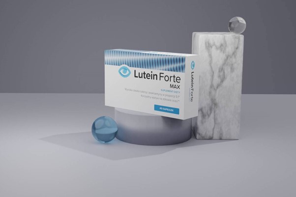 Opakowanie suplementu diety Lutein Forte Max.
