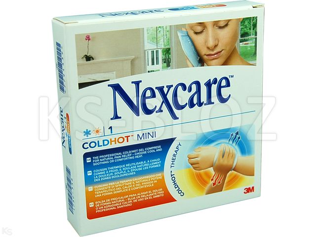 3M Nexcare ColdHot Mini Okład zimno-ciepły wielorazowego użytku 10 x 10 cm interakcje ulotka okład  1 szt.