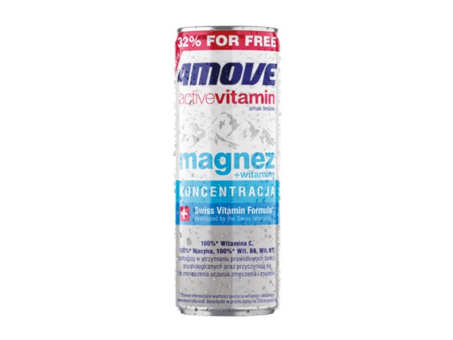 4 Move Active Vitamin Magnez + Witaminy interakcje ulotka płyn - 330 ml