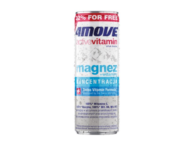 4 Move Active Vitamin Magnez + Witaminy interakcje ulotka płyn  330 ml