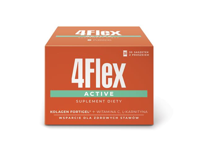 4Flex Active interakcje ulotka proszek - 30 sasz.