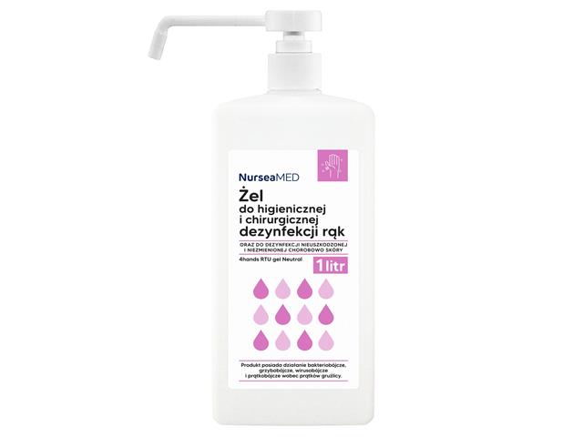 4Hands Rtu Gel Neutral interakcje ulotka żel  1 l