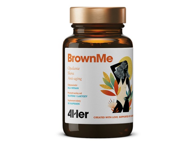 4Her BrownMe interakcje ulotka kapsułki  30 kaps.