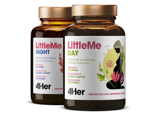 4Her Littleme na dzień, noc interakcje ulotka kapsułki - 90 kaps. + 60 kaps.