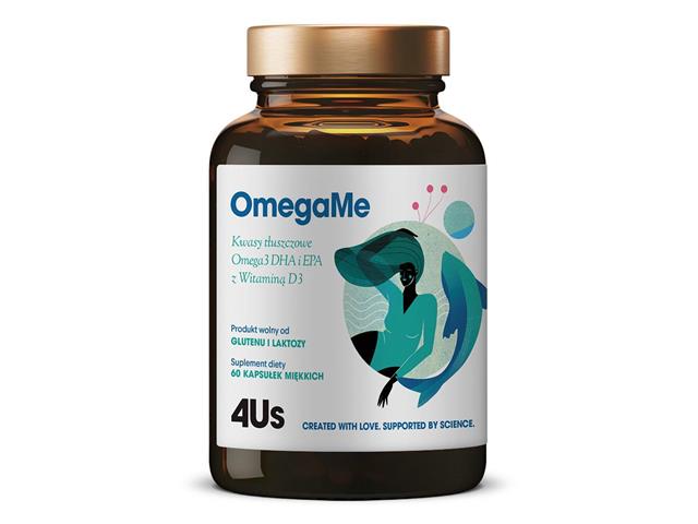 4Us Omegame interakcje ulotka kapsułki miękkie - 60 kaps.