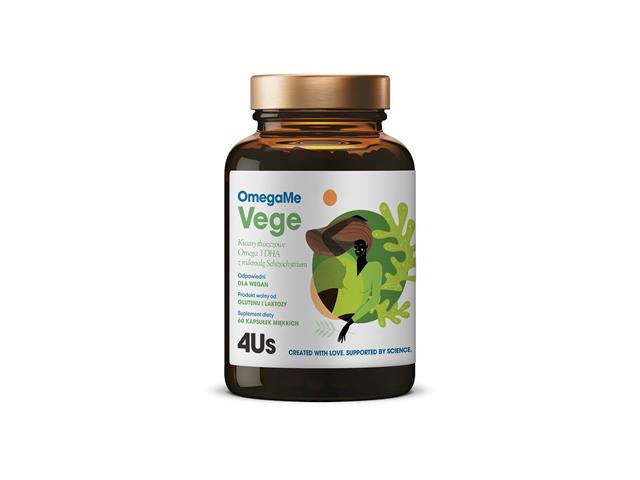 4Us OmegaMe Vege interakcje ulotka kapsułki - 60 kaps.