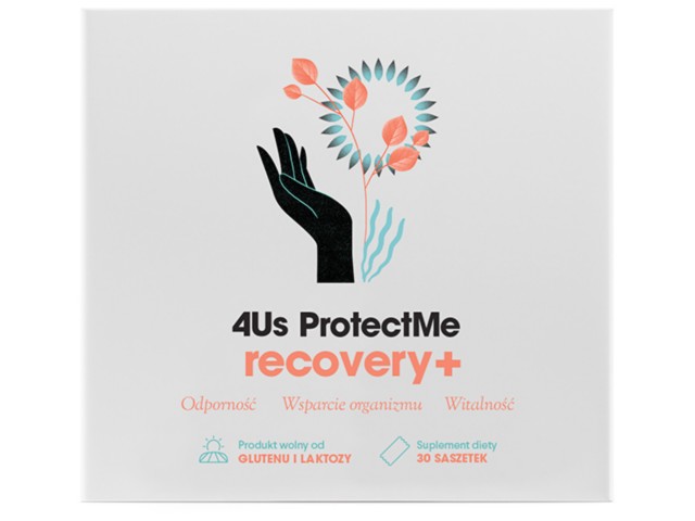 4Us Protectme Recovery+ interakcje ulotka proszek do rozpuszczenia - 30 sasz.