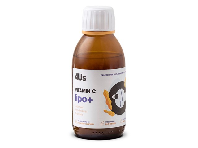 4Us Vitamin C Lipo+ interakcje ulotka płyn - 150 ml