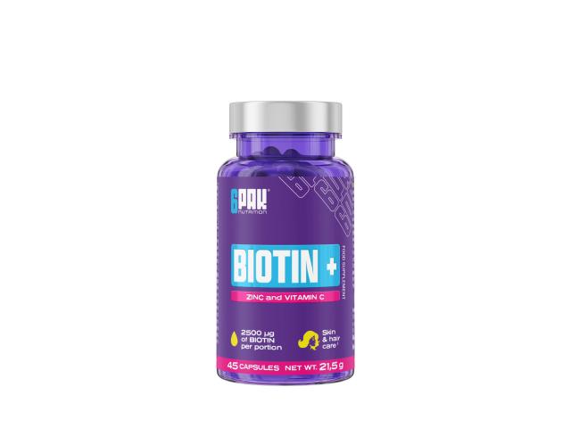 6PAK Nutrition Biotin+ interakcje ulotka kapsułki - 45 kaps.