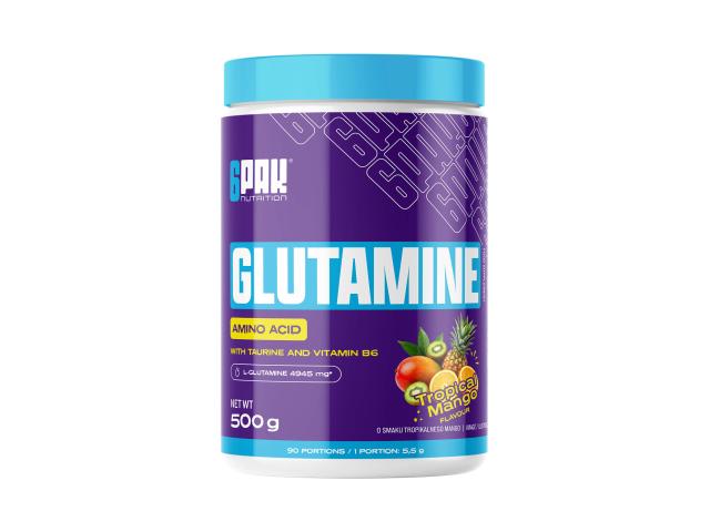 6PAK Nutrition Glutamine tropikalne mango interakcje ulotka proszek - 500 g