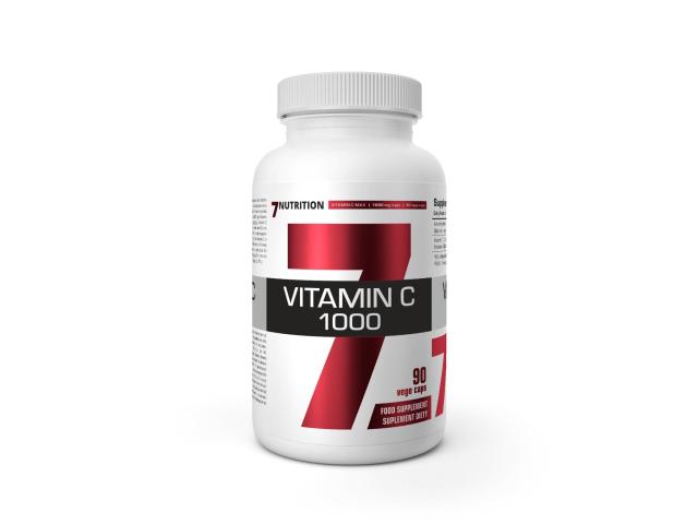 7Nutrition Vitamin C 1000 interakcje ulotka kapsułki - 90 kaps. (but.)
