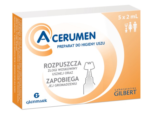 A-Cerumen interakcje ulotka płyn - 4 amp. po 2 ml