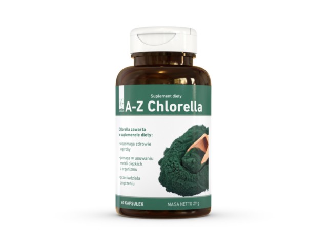 A-Z Chlorella interakcje ulotka kapsułki  60 kaps.