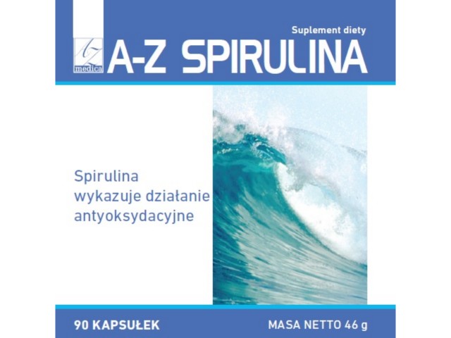 A-Z Spirulina interakcje ulotka kapsułki - 90 kaps.