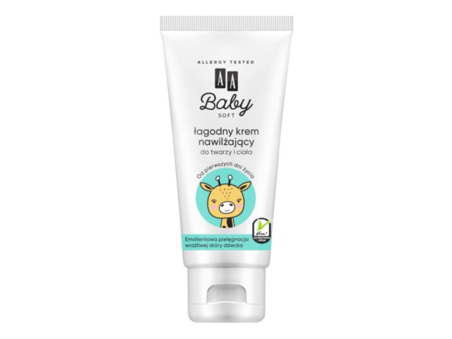 AA Baby Soft Krem do twarzy i ciała nawilżający łagodny od pierwszych dni życia interakcje ulotka krem - 75 ml