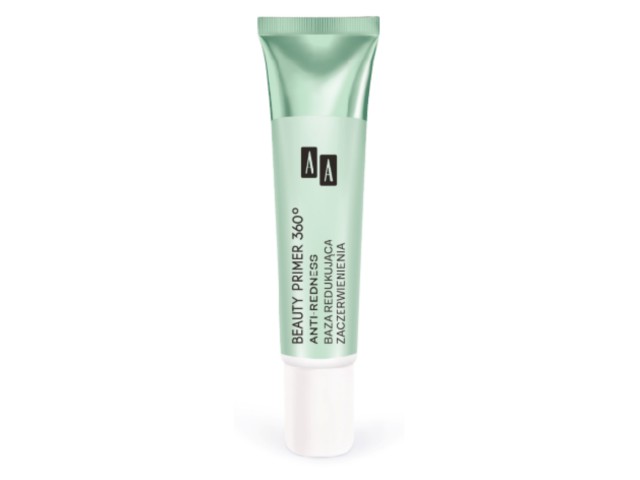 AA Beauty Primer 360 Anti-Redness Baza redukująca zaczerwienienie interakcje ulotka  - 30 ml