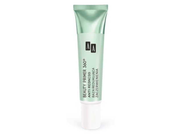 AA Beauty Primer 360 Anti-Redness Baza redukująca zaczerwienienie interakcje ulotka   30 ml