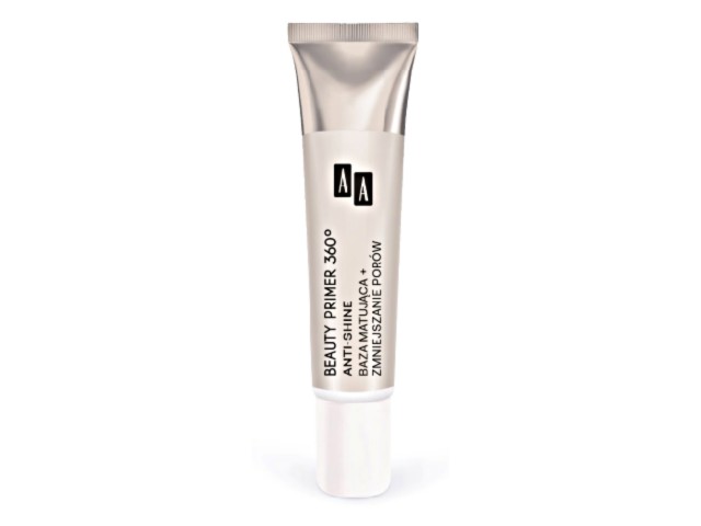 AA Beauty Primer 360 Anti-Shine Baza matująca + zmniejszanie porów interakcje ulotka  - 30 ml