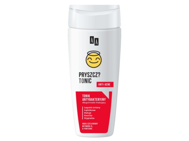 AA Emoji Tonik antybakteryjny długotrwale matujący interakcje ulotka tonik - 200 ml