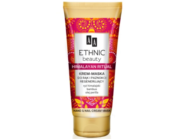 AA Ethnic Beauty Himalajski Rytuał Krem-maska do rąk i paznokci regenerujący interakcje ulotka krem - 75 ml