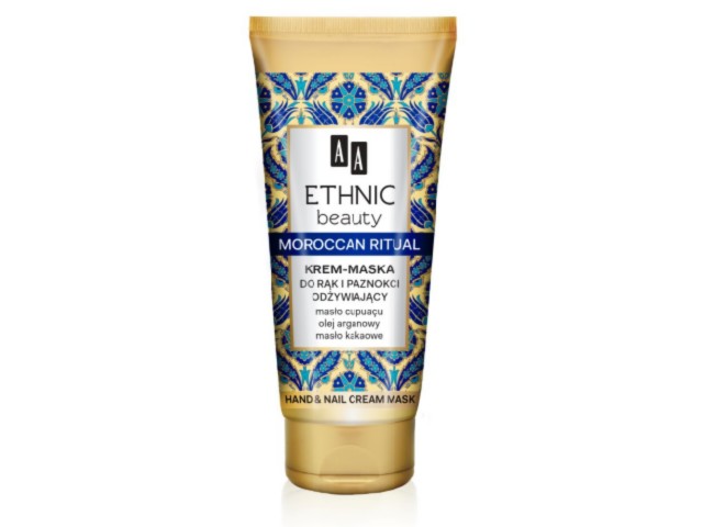 AA Ethnic Beauty Marokański Rytuał Krem-maska do rąk i paznokci odżywiający interakcje ulotka krem - 75 ml