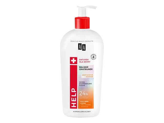 AA HELP RATUNEK DLA SKÓRY Balsam opatrunkowy do ciała sk. ekstremalnie sucha interakcje ulotka balsam - 400 ml
