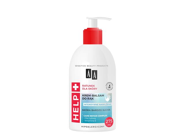 AA HELP RATUNEK DLA SKÓRY Krem do rąk intensywnie nawilż. skóra bardzo sucha interakcje ulotka krem - 275 ml