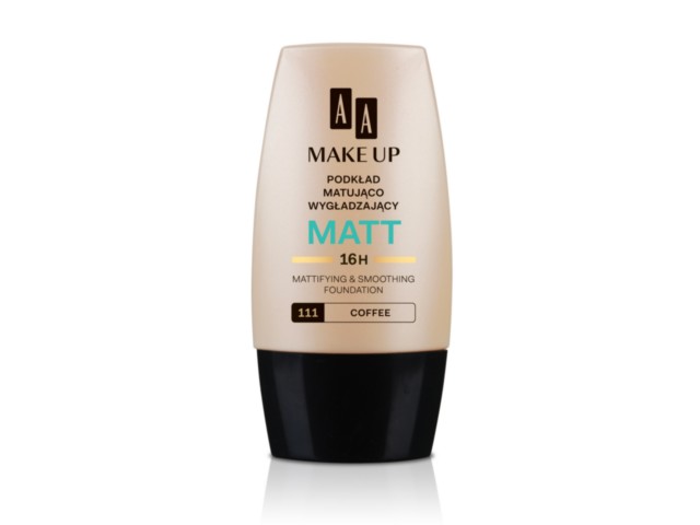 AA Make Up Podkład matująco-wygładzający coffee 111 interakcje ulotka podkład do twarzy - 30 ml