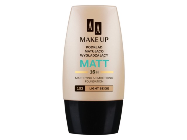 AA Make Up Podkład matująco-wygładzający light beige 103 interakcje ulotka  - 30 ml