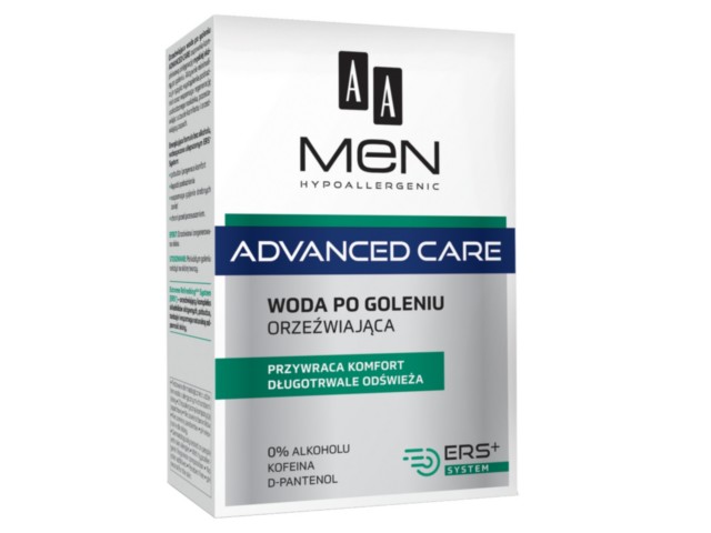 AA Men Advanced Care Woda po goleniu orzeźwiająca interakcje ulotka   100 ml