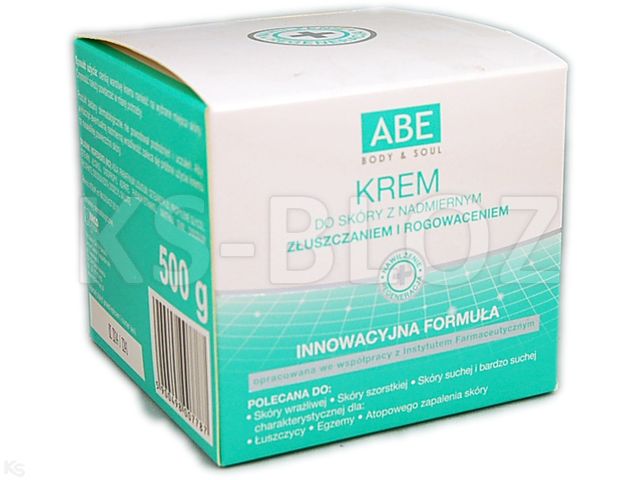 ABE Krem do pielęgnacji skóry z nadmiernym złuszczeniem i rogowaceniem interakcje ulotka krem - 500 g