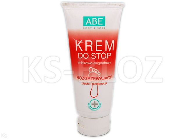ABE Krem do stóp rozgrzewający imbirowo-migdałowy interakcje ulotka krem - 100 ml