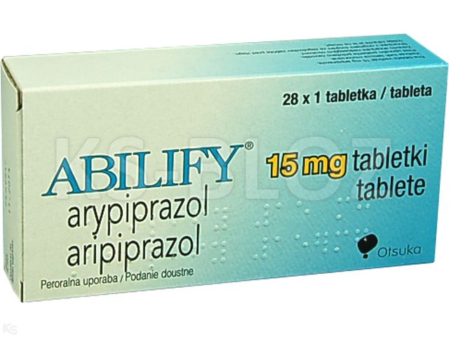Abilify interakcje ulotka tabletki 15 mg 28 tabl.