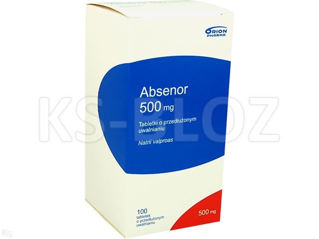 Absenor interakcje ulotka tabletki o przedłużonym uwalnianiu 500 mg 