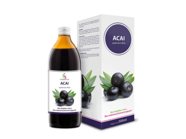 Acai interakcje ulotka sok  500 ml