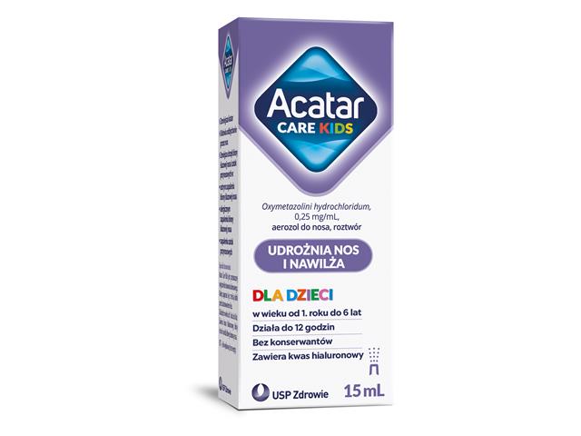 Acatar Care Kids interakcje ulotka aerozol do nosa 250 mcg/ml 15 ml