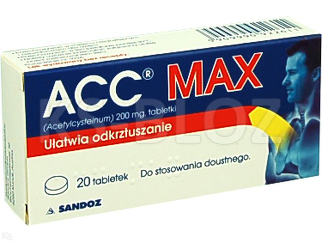 ACC interakcje ulotka tabletki 200 mg 20 tabl.