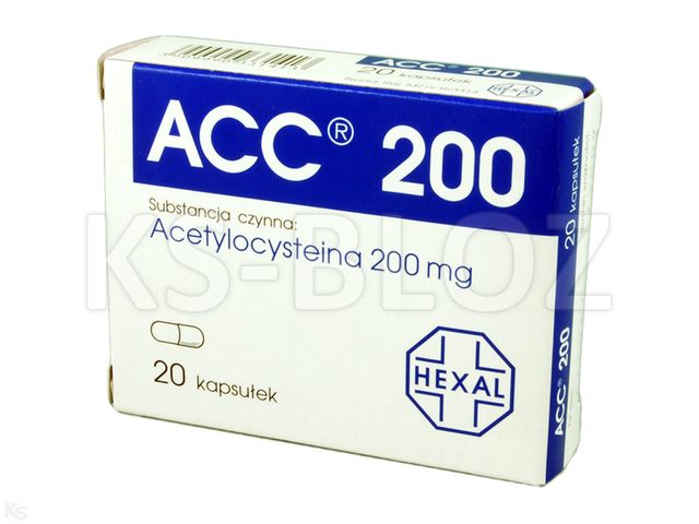 Acc interakcje ulotka kapsułki 200 mg 20 kaps.