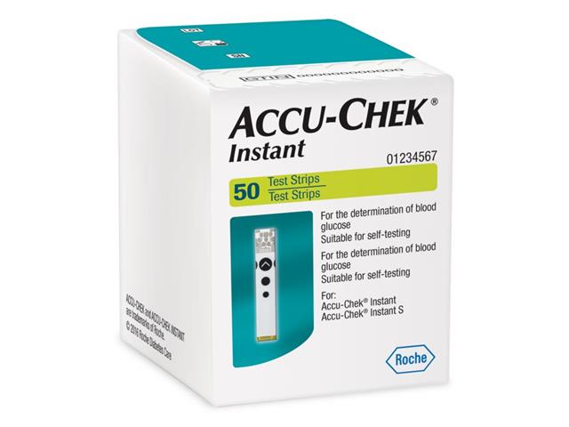 Accu-Chek Instant interakcje ulotka test paskowy - 50 szt.