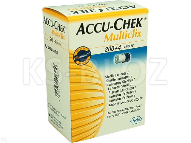 Accu-Chek Multiclix Lancety 204 interakcje ulotka   204 szt.