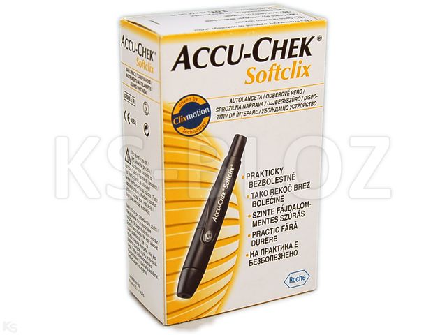 Accu-Chek Softclix Nakłuwacz +25 lancet. interakcje ulotka   1 szt.