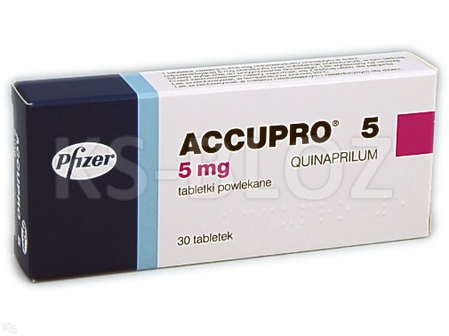 Accupro 5 interakcje ulotka tabletki powlekane 5 mg 