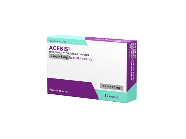 Acebis interakcje ulotka kapsułki twarde 10mg+5mg 30 kaps.