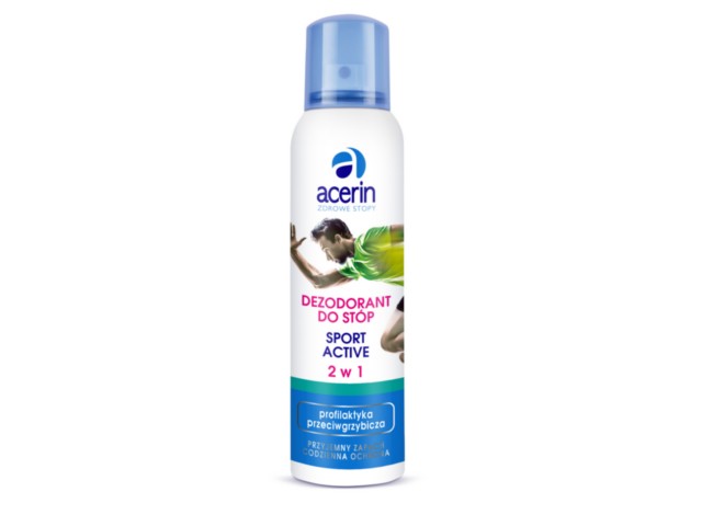 Acerin Sport Active Dezodorant do stóp interakcje ulotka spray  150 ml