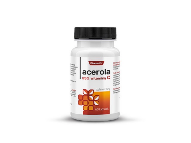 Acerola 25% Witamina C interakcje ulotka kapsułki - 60 kaps.