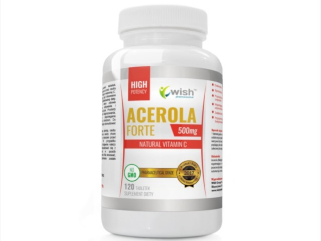 Acerola Forte 500mg interakcje ulotka tabletki  120 tabl.