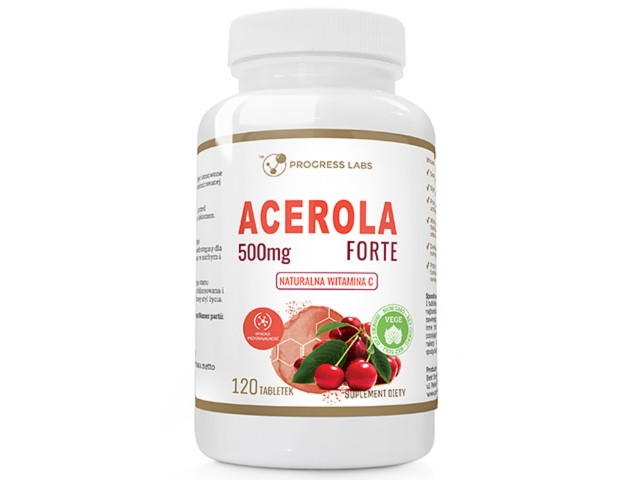 Acerola Forte 500mg interakcje ulotka tabletki  120 tabl.